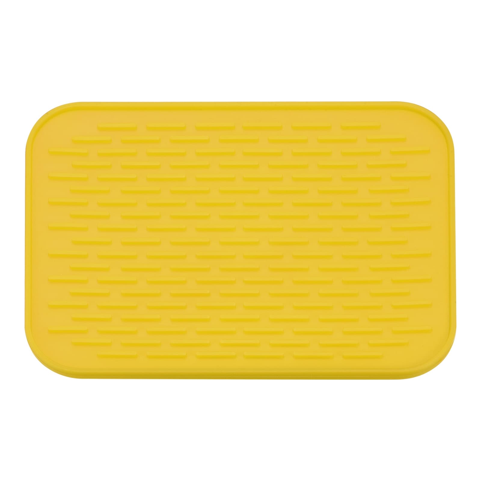 Silicone Dish Drying Mat - Flexible Rubber Dish Draining Mat, Heat  Resistant Silicone, Counter Top Mat, Sink Mat 