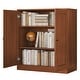preview thumbnail 16 of 166, 100% Solid Wood 3-shelf Bookcase with Optional Doors by Palace Imports