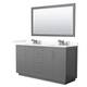 Option Dark Gray, Nickel Trim, Giotto Quartz Top