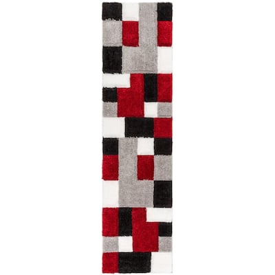 Well Woven San Francisco Escondido Geometric Shag Area Rug
