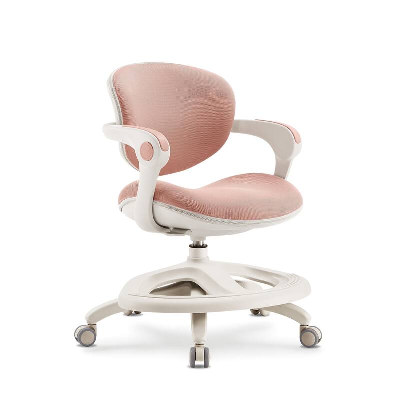 Ergonomic Kids Desk Chair with Rotating Footrest | Growing Office Chair with Adjustable Seat and Lumbar Support