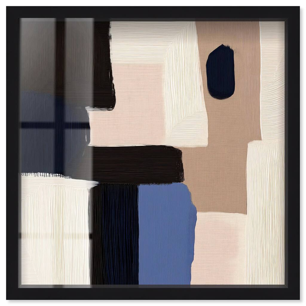 Blue Quietude II Shadowbox by Art Remedy