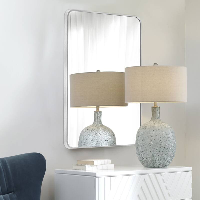 Wall Mount Bathroom Rectangle Vanity Mirror (Horizontal/Vertical)