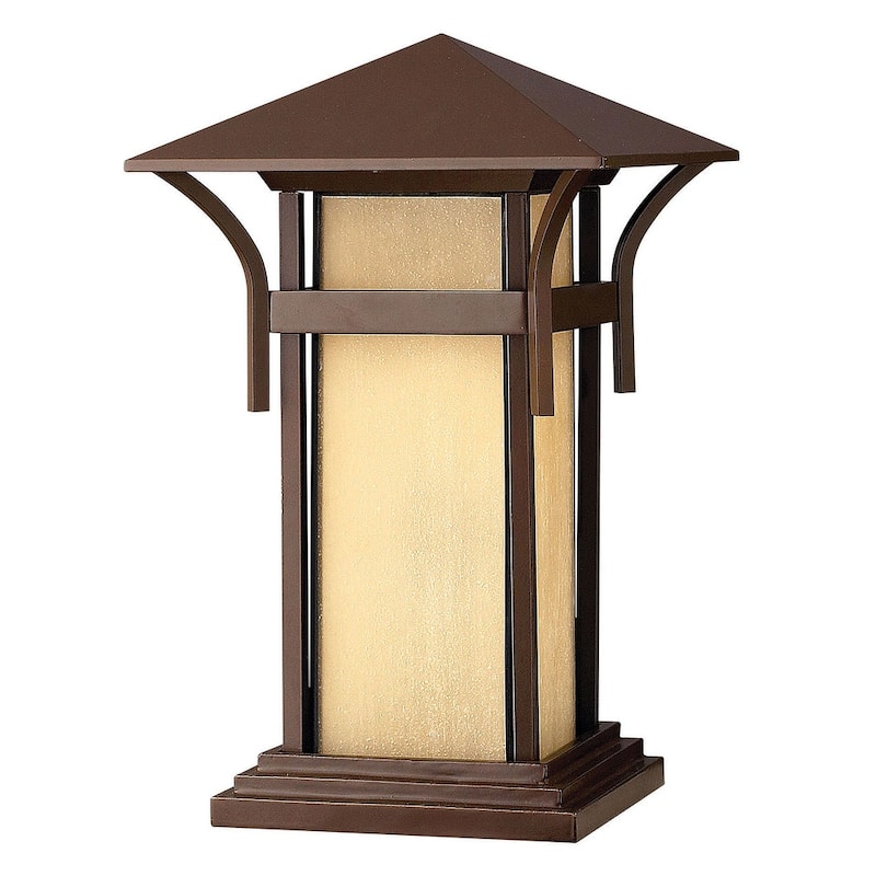 Hinkley Lighting Harbor 12v 3.5w 17" Tall 12v 3.5w Pier Mount Post - Anchor Bronze