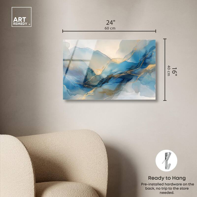 Postmodern Flow II Acrylic by Art Remedy, Ready to Hang