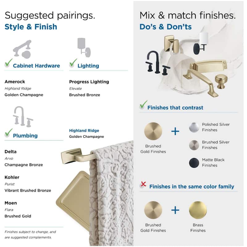 Amerock Highland Ridge Single Robe Hook
