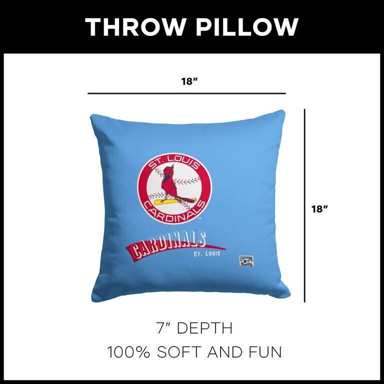MLB CC Throwback 18 Inch Throw Pillow