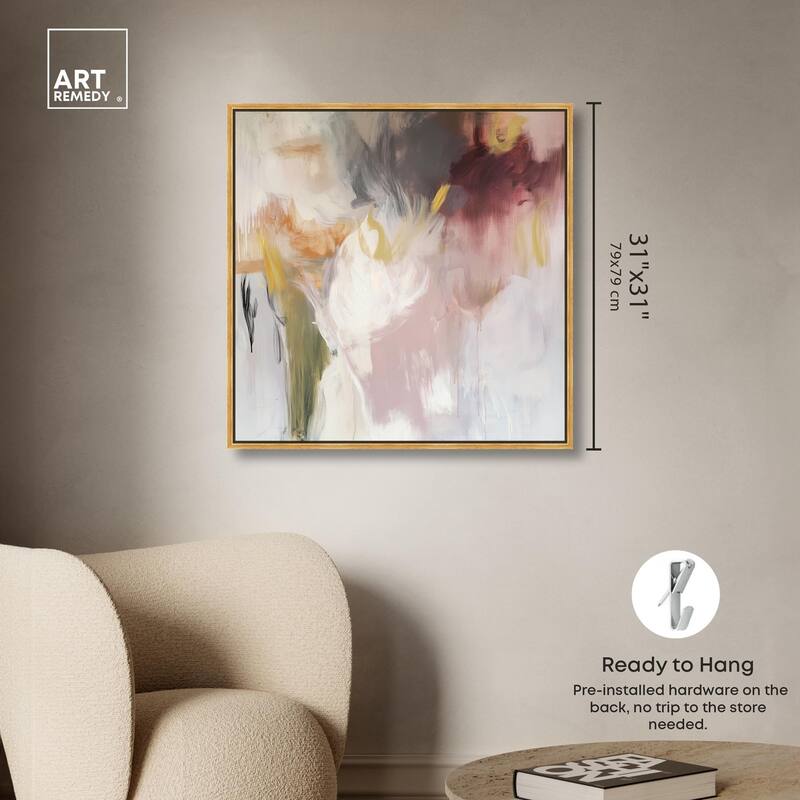 Painterly Energy Canvas by Art Remedy