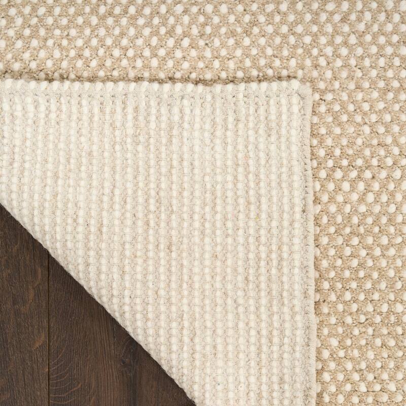 DKNY Pure Rows Handwoven Farmhouse Wool Indoor Rug