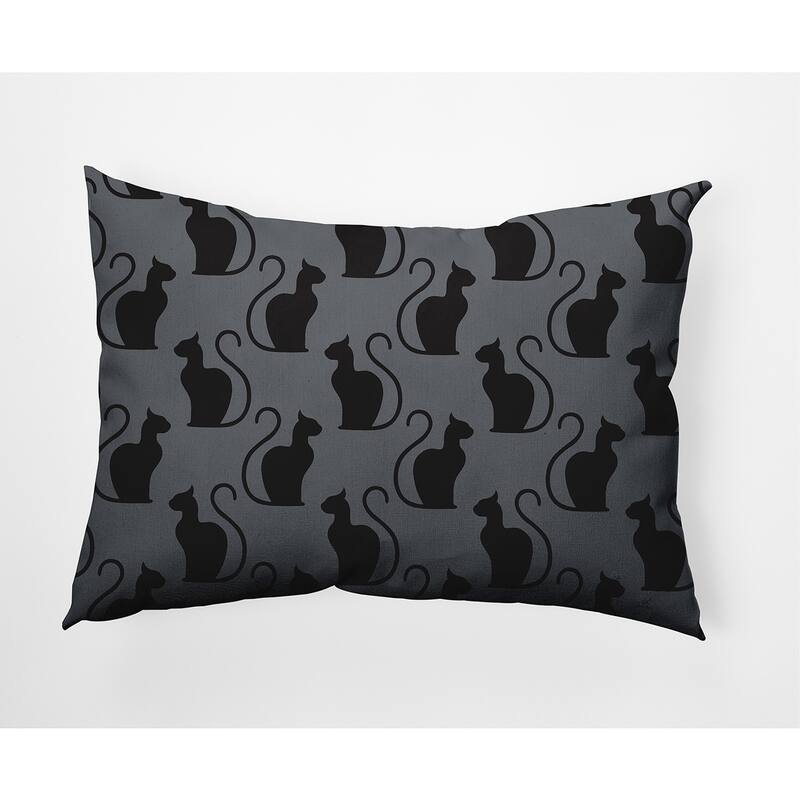 Spooky Cats Decorative Throw Pillow