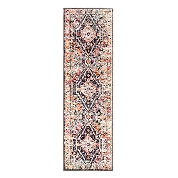 Shop Porch Den Falkland Brown Pink Medallion Indoor Outdoor