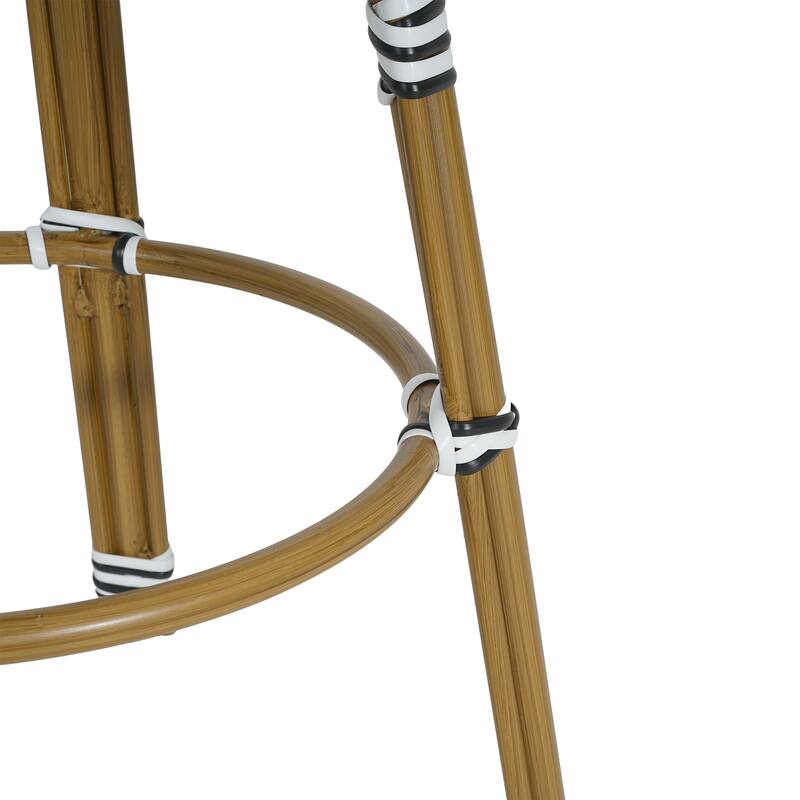 Scott Living Alura Outdoor Bar Stool Woven Wicker