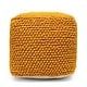 preview thumbnail 6 of 46, Stekar Boho Handcrafted Tufted Fabric Cube Pouf by Christopher Knight Home