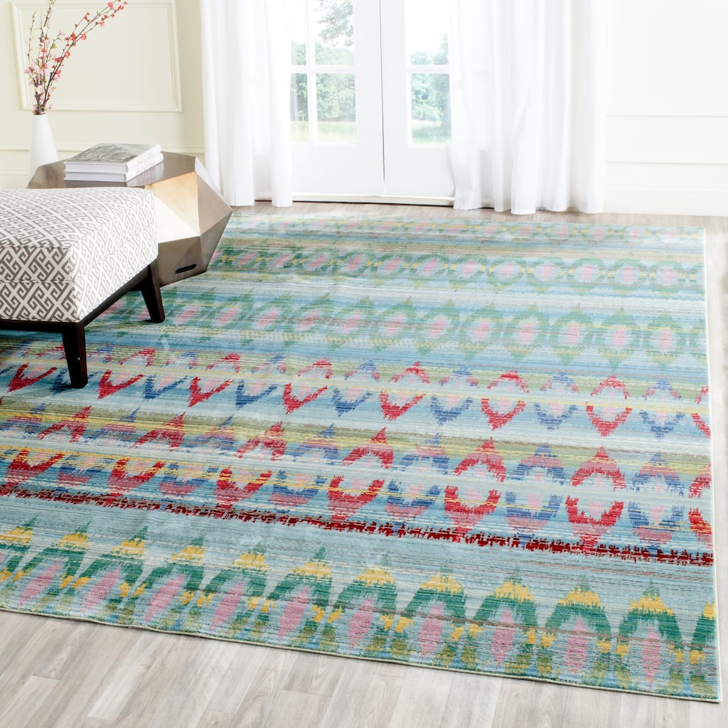 SAFAVIEH Valencia Georgianna Distressed Vintage Boho Oriental Polyester Rug
