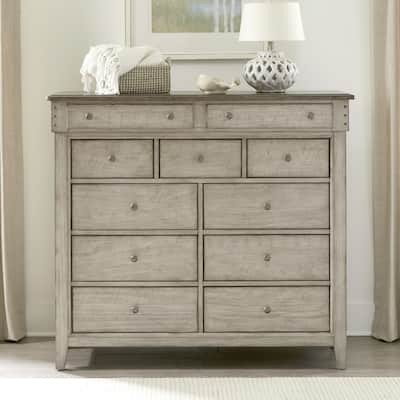 Ivy Hollow Weathered Linen 11 Drawer Chesser