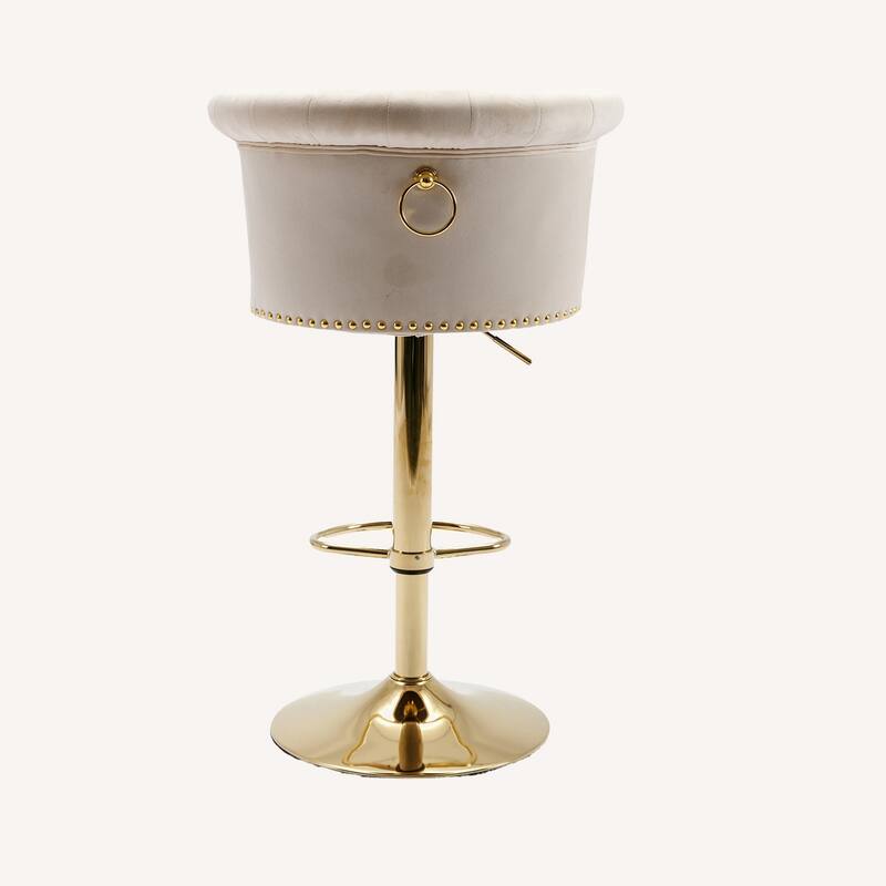 Set of 2 Adjustable Counter Height Chairs