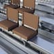 2 Pack 500 lb. Rated Lightweight Stadium Chair-Handle-Padded Seat - Brown