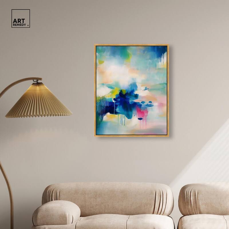 Prismatic Weeps Color II Canvas by Art Remedy