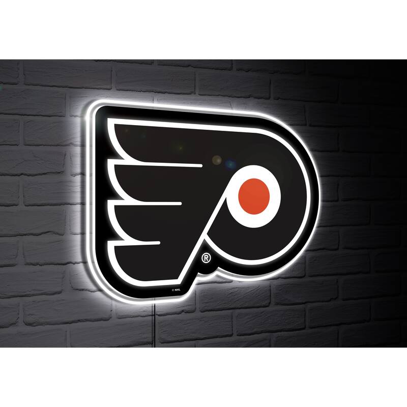 Philadelphia Flyers Team Logo LED Wall Decor Lighted Sign
