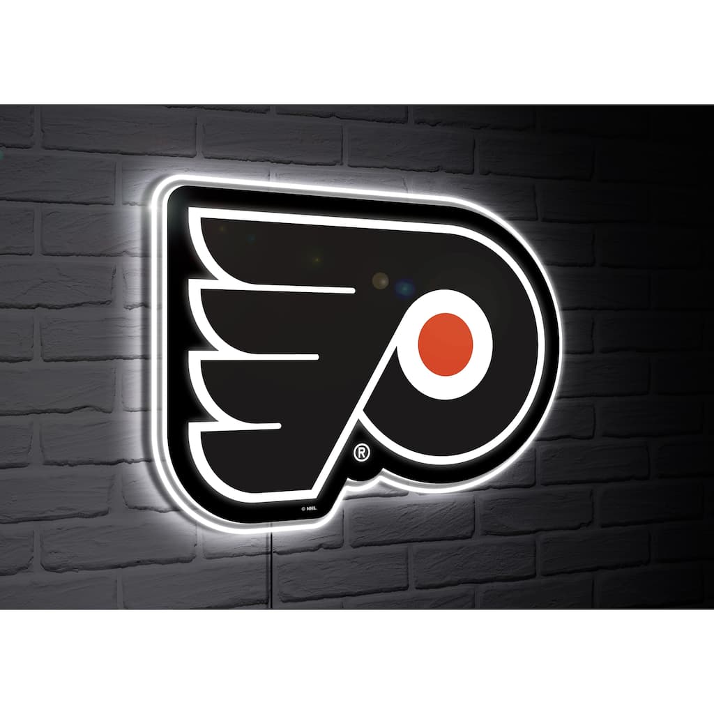 Philadelphia Flyers Team Logo LED Wall Decor Lighted Sign
