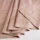 preview thumbnail 36 of 70, Exclusive Fabrics Raw Linen Weave Light Filtering Curtains for Bedroom & Living Room Curtains Pair - 2 Panel Drapes
