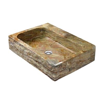 AA Warehousing Oliver Rectangular Onyx Sink