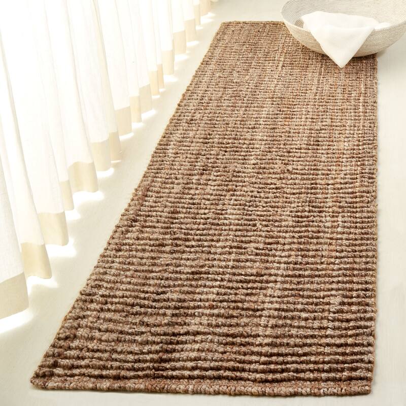 Lauren Ralph Lauren Handmade Rigmor Jute Rug - 2'6" x 8' Runner - Natural/Grey