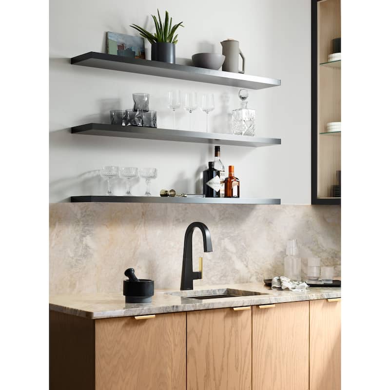 Moen Nio 1.5 GPM Deck Mounted Bar Faucet with Duralock and Duralast