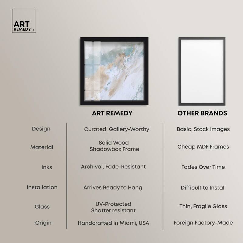 Sandy Mirage Shadowbox by Art Remedy