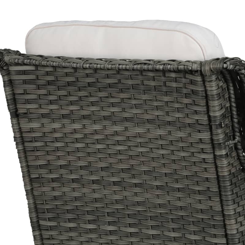Outdoor Swivel Rocker Patio Rattan Chair