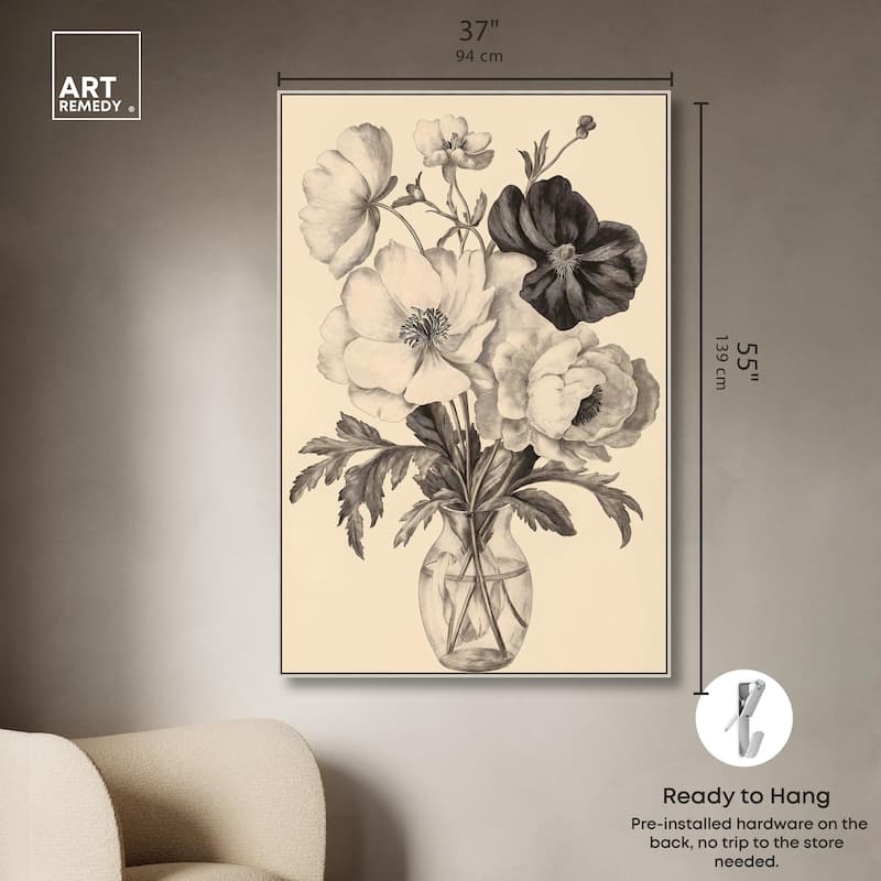 Herbarium's Hush II Canvas by Art Remedy