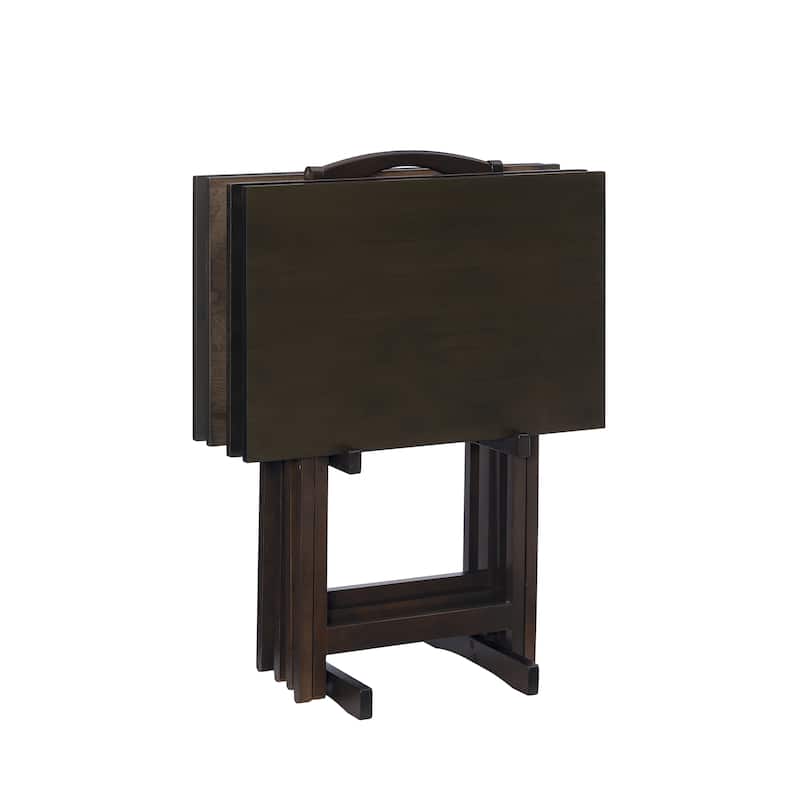 Gerard 4-piece Plank-style Tray Tables
