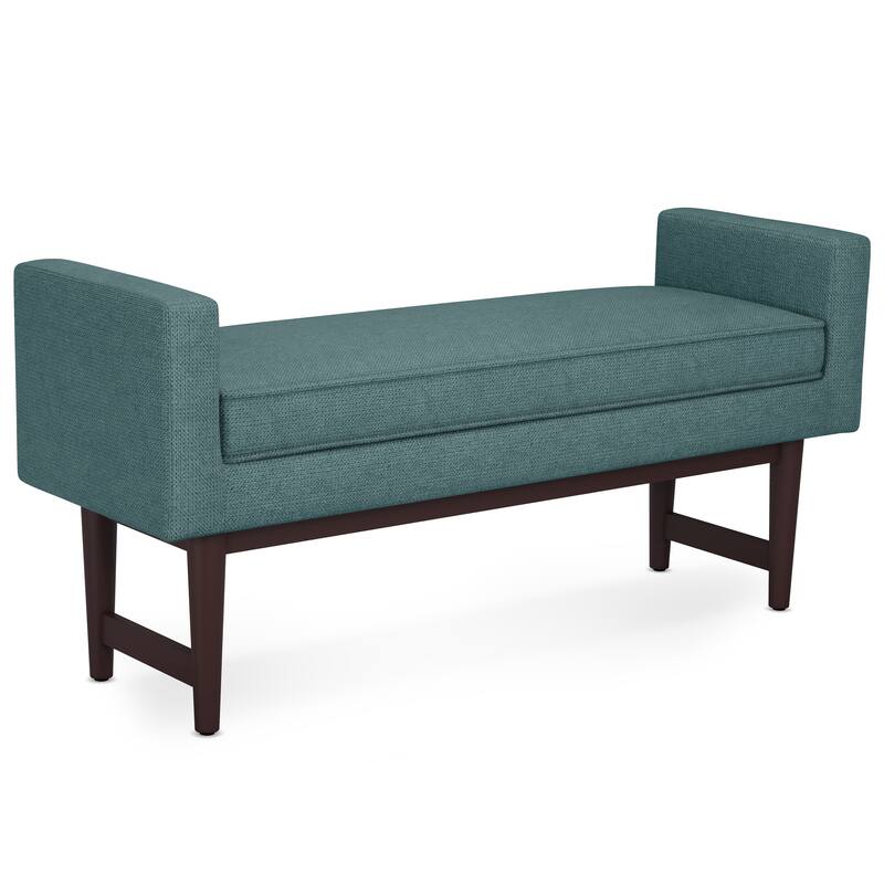 WYNDENHALL Highbridge 46 inch Wide Contemporary Rectangle Ottoman Bench