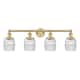 Option Brushed Brass / Clear Halophane