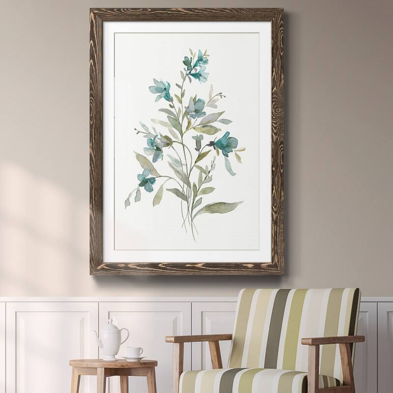 Linen Botanical III-Premium Framed Print - Ready to Hang