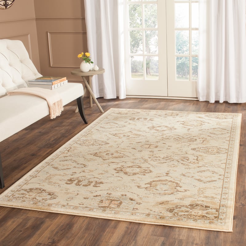 SAFAVIEH Florenteen Antolina Traditional Oriental Rug - 5'1" x 7'7" - Ivory/Grey