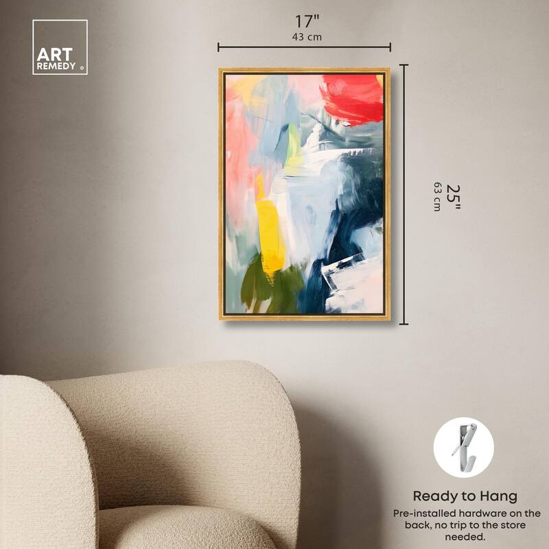 Confetti Storm Canvas by Art Remedy