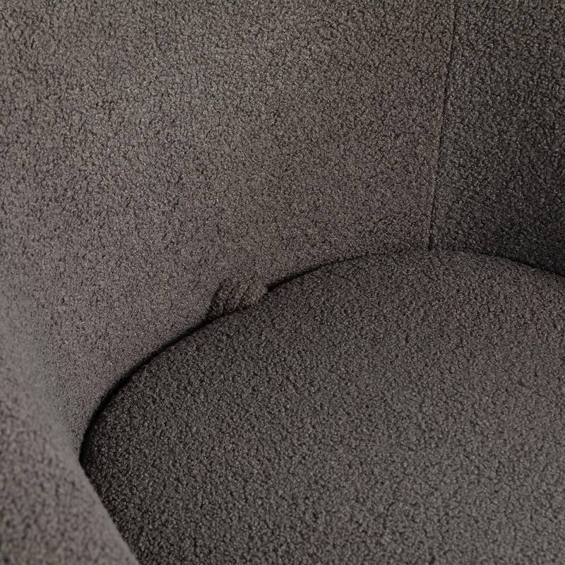 Modern Swivel Barrel Armchair with Storage