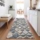 preview thumbnail 13 of 66, Premium Washable Super Soft Boho Geo Mayfield Rug Graphite - 2'3" x 7'6"