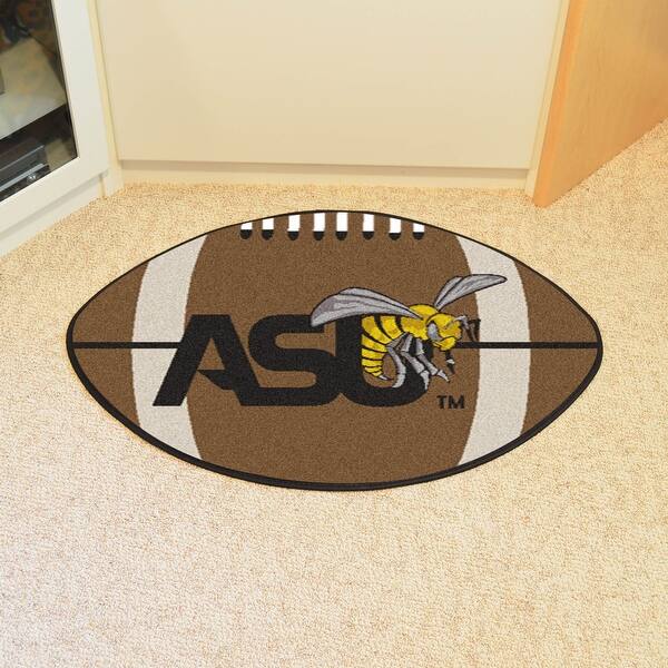 Ncaa Alabama State University Crimson Tide Football Shaped Mat Area Rug Na