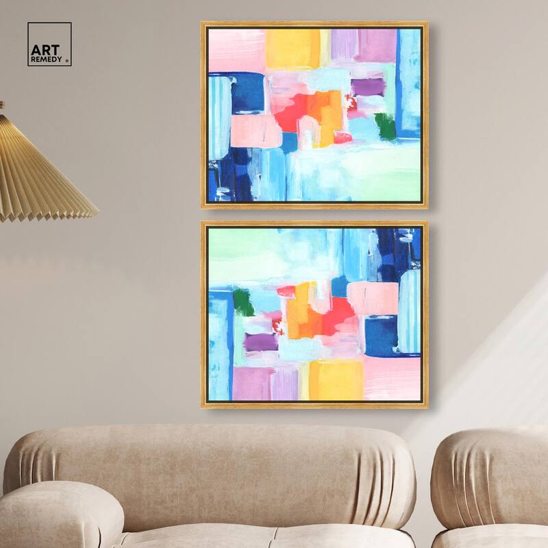 Navy Red Hustle Sneaker Canvas by Art Remedy