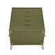 preview thumbnail 30 of 68, Manhattan Comfort Dumbo Modern 5-Drawer Tall Dresser.