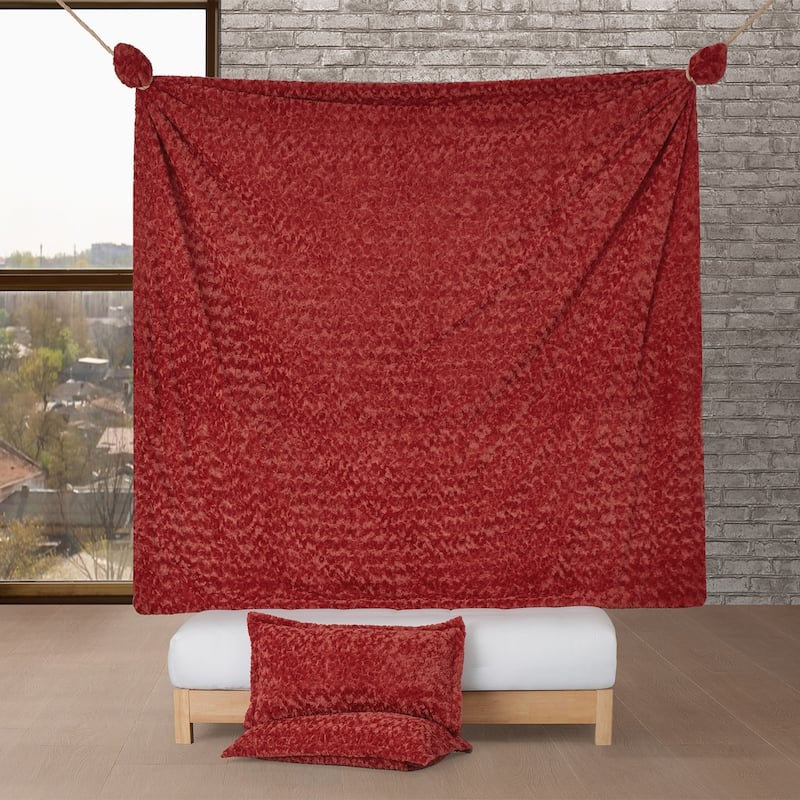 Obsessed - Coma Inducer® Oversized Comforter Set - Deepest Red