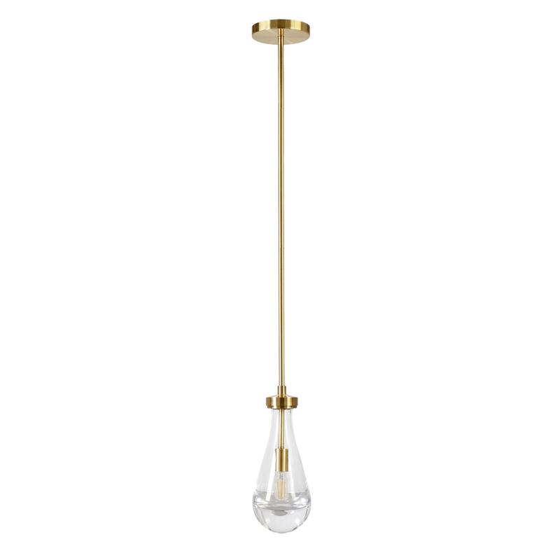 Twyla 5" Wide Pendant with Glass Shade