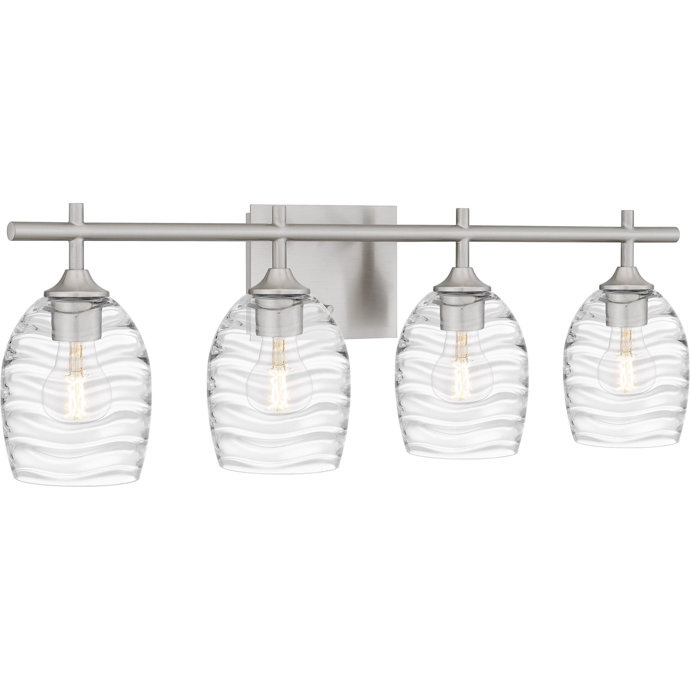 Lucy 4-Light Brushed Nickel Bath Light - Bed Bath & Beyond - 40956623