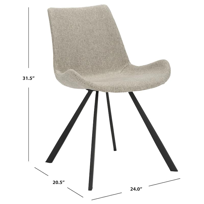 SAFAVIEH Corine Mid-Century Modern Accent Chairs (Set of 2) - 20.5" x 24" x 31.5" - 20Wx24Dx32H