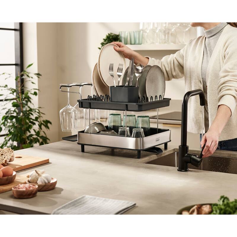 Joseph Joseph Excel Steel 2-tier Dish Rack