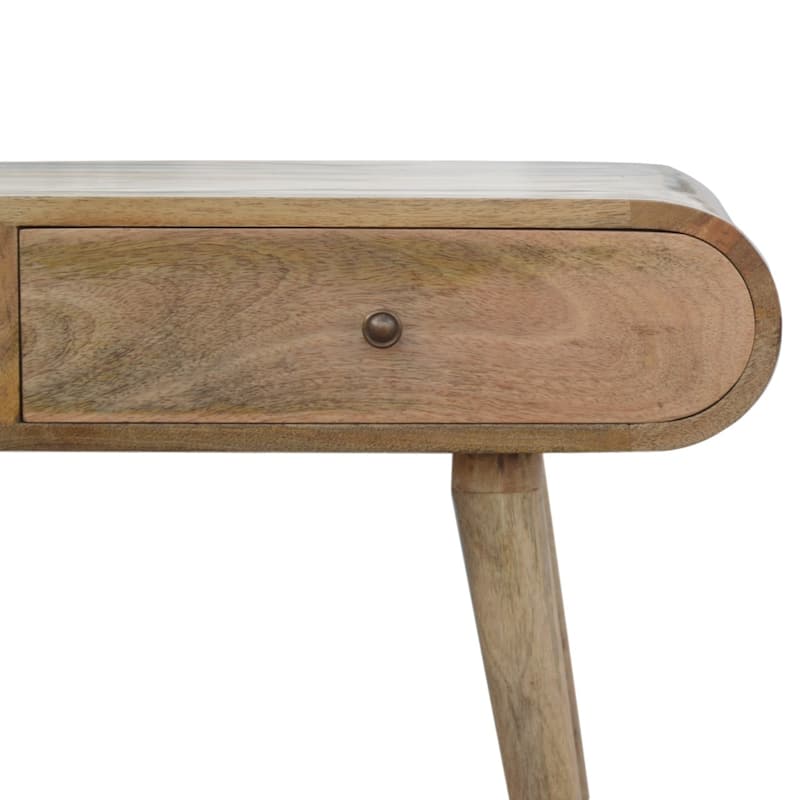 Artisan Furniture Solid Wood London Console Table , Beige , 2 Drawers