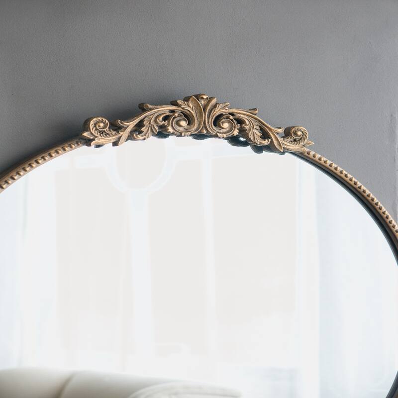 30" x 32" Wall Mounted Round Mirror