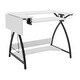 preview thumbnail 10 of 13, Sew Ready Comet Plus Black Metal Frame MDF Top Craft,Sewing, Office Table